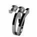 0.60 ct Two Round Cut Diamonds Anniversary Ring